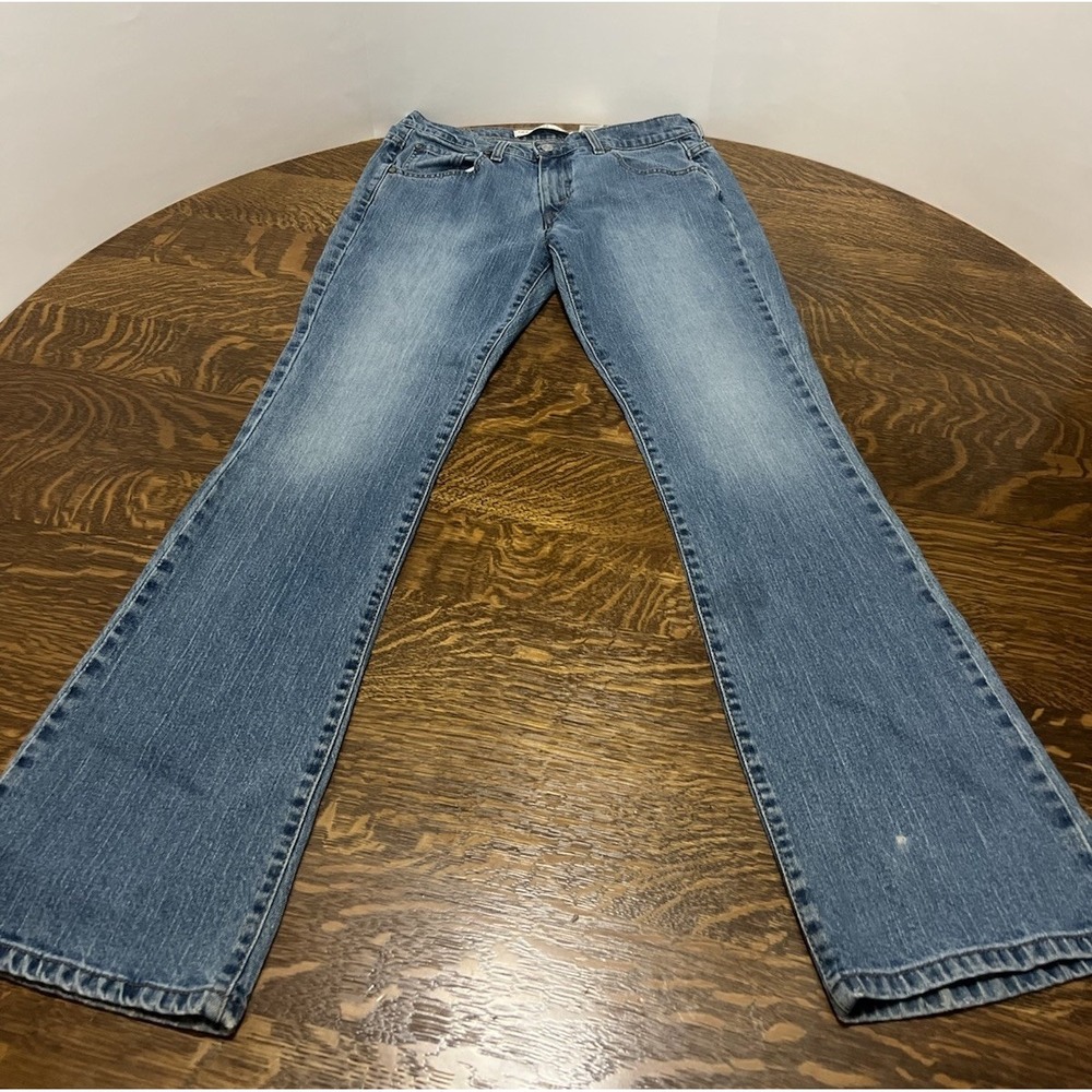 Levis 515 Womens 10L‎ Blue Nouveau Bootcut High Rise Stretch Denim Y2K Jeans